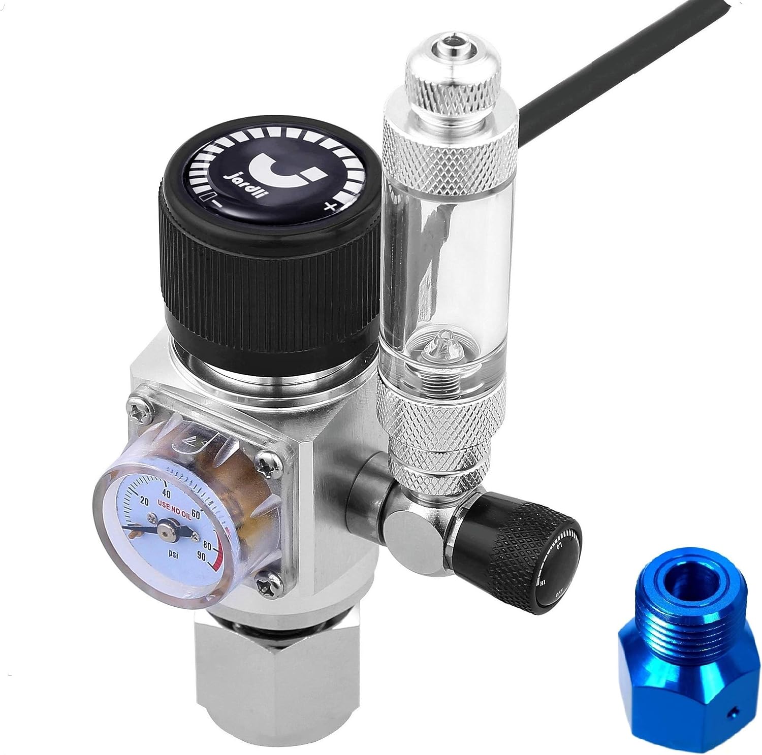 JARDLI Aquarium CO2 Regulator with Solenoid